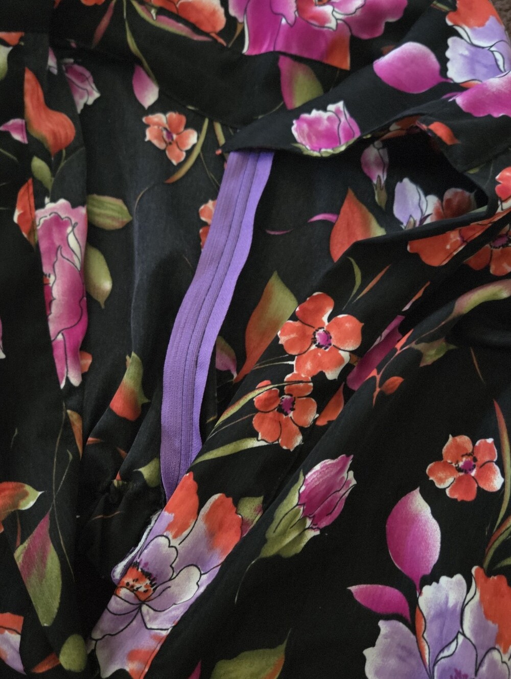 Original Philthy Ragz Trinity Black Floral Harem Jumpsuit NWOT - Picture 4 of 5